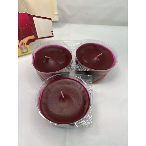 SC Johnson Glade Candle Scents 3 Refills Country Garden Potpourri Scent Vtg 1996 - Picture 2 of 4